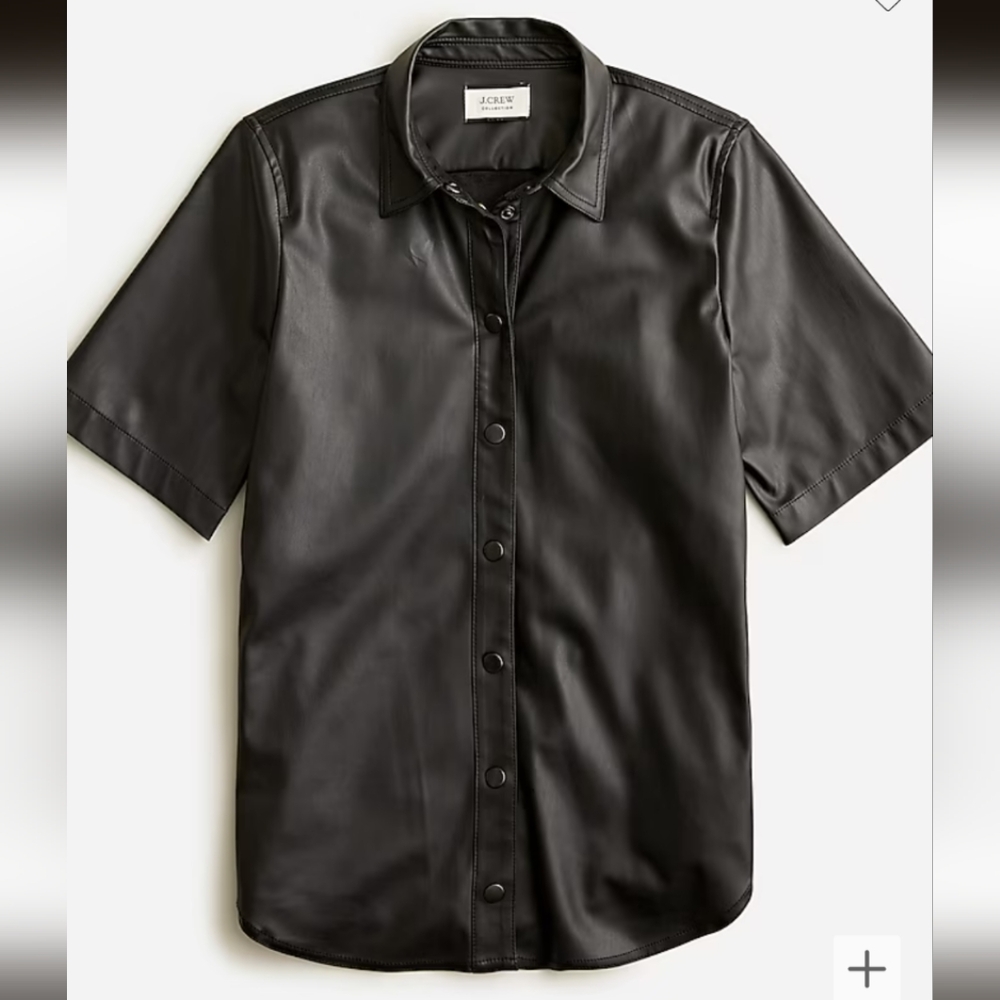 J.Crew Leather Shirt